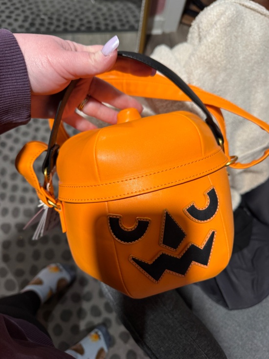 Loungefly Handbags - Loungefly McDonalds Orange Pumpkin Crossbody Bag